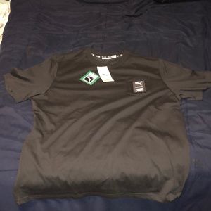 Puma “First Mile” tee (black) size Large M. Brand new with tags